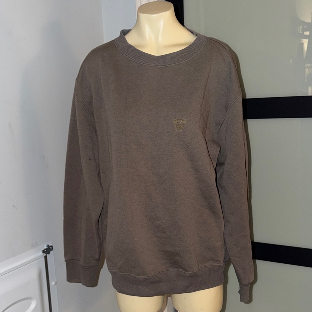 MCM Women's Vintage Crewneck Sweater in Brown